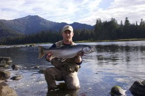 Salmon fishing in Idaho