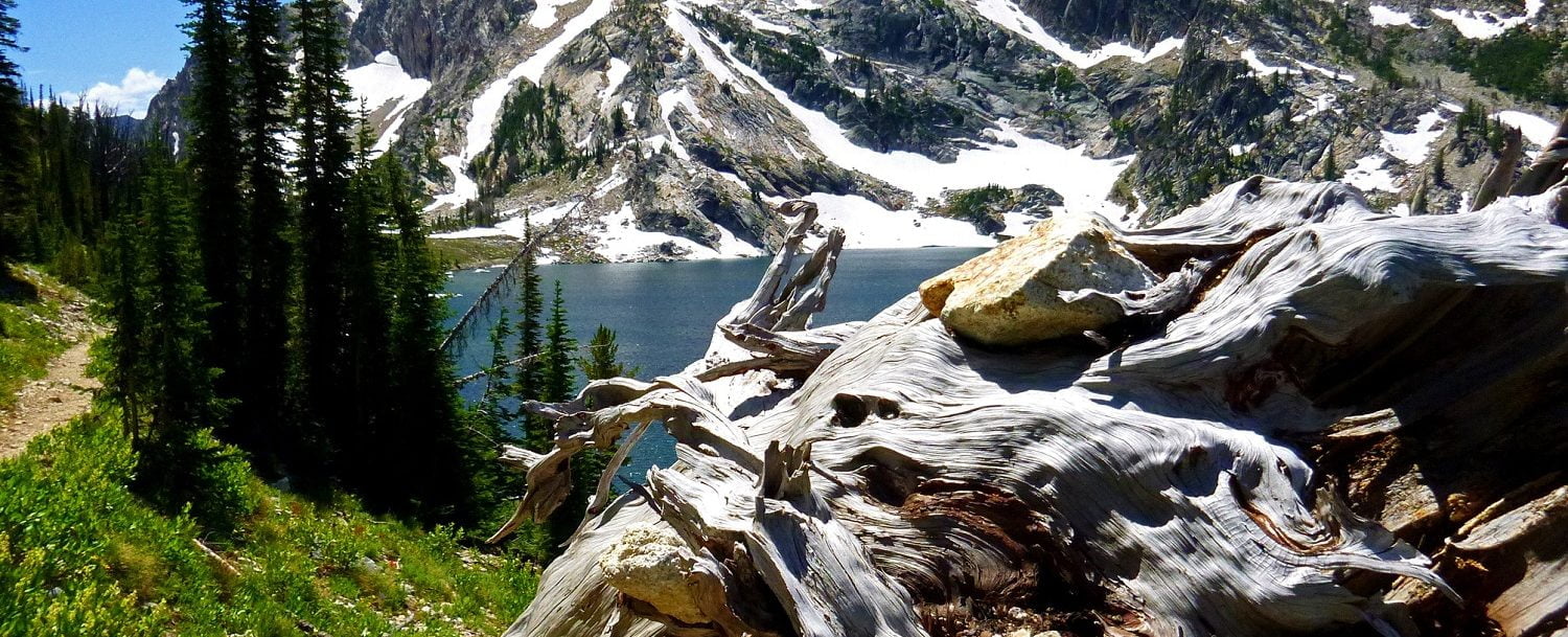 landscape of Washington Lake in Idaho