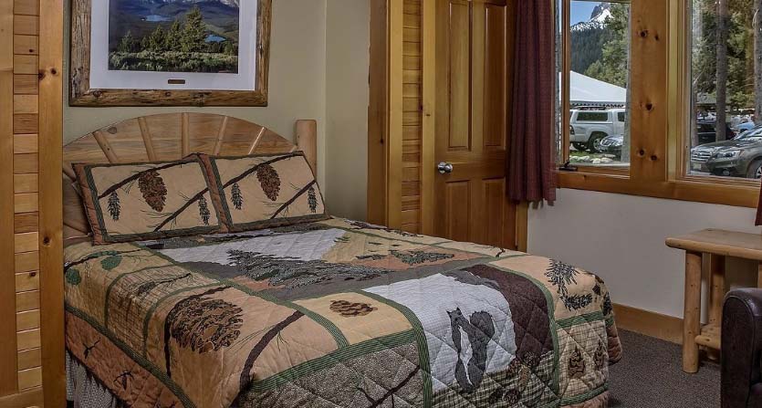 motel room suite at Redfish Lake Lodge
