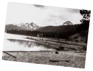 Historical Photo of Redfish Lake Lodge